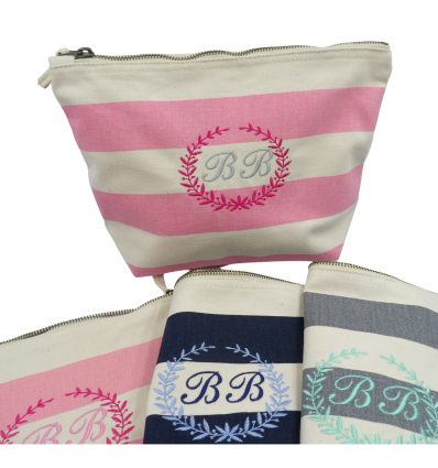Pochette rayée "bébé" - En stock