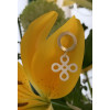 Boucles d'oreilles croix en nacre