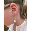 Boucles d'oreilles perles poire