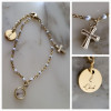 Bracelet - Croix et mini coquillage