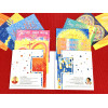 Vue intérieure - Set de 12 cartes colorées