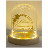 Globe en verre lumineux personnalisé « Communion »