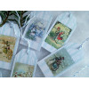 8 étiquettes cadeaux - Hiver rétro