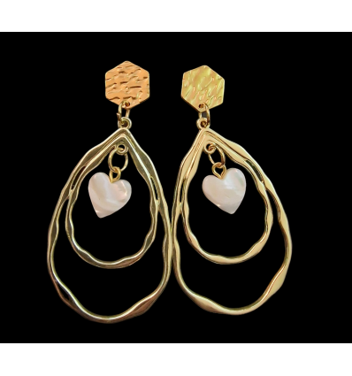 Boucles d'oreilles  Marion
