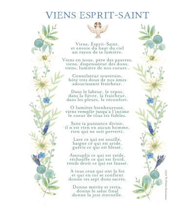 AFFICHE VIENS ESPRIT SAINT