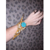 Montre avec bracelet en tissu