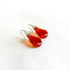 Boucles Goutte orange