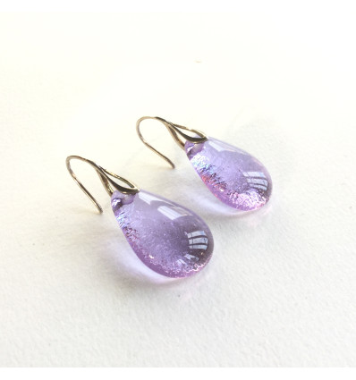 Boucles Goutte lavande