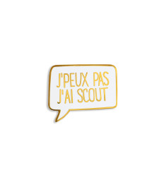 Badge Broche Pins « J’peux Pas J’ai Running » – 37 Mm – Fait Main En France – Cadeau Humour Pour Coureuse, Fille, Sportive