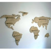 Carte du monde étagère