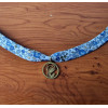 Bracelet en Liberty avec une médaille de la vierge