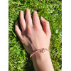 Bracelet en perles de Rhodonite