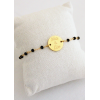 Bracelet personnalisé perles noires