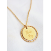 Collier personnalisé médaille à graver