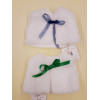 Gilets bergers ruban vert et bleu marine