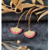 Boucles d'oreilles Huelva Rose