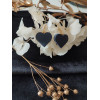 Boucles d'oreilles Ronda Bleu marine