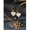 Boucles d'oreilles Ronda Ecru