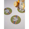 Lot de 6 sous verres Transat