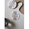 Lot de 6 sous verres Transat