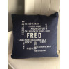 coussin prénom personnalisé