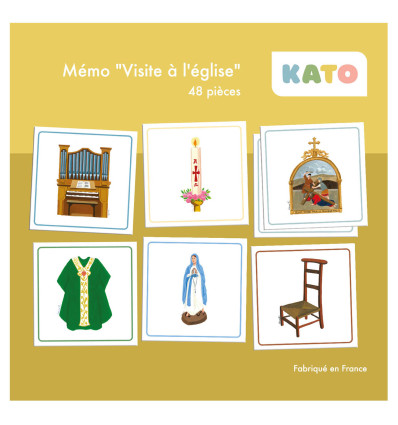 Jeu de Mémo "visite à l'église"