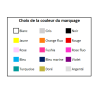choix de la couleur du marquage