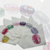 8 serviettes de table - macarons