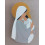 Silhouette de la Vierge à l'Enfant - Gris taupe