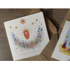Carte de vœux double Enfant Jesus avec enveloppe