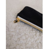 Pochette velours noir