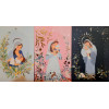 Lot de 6 cartes de vœux en dorure