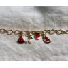 Bracelet cherry charms