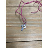 Pendentif croix argentée