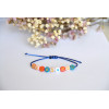 Bracelet JESUS LOVE YOU cordon bleu