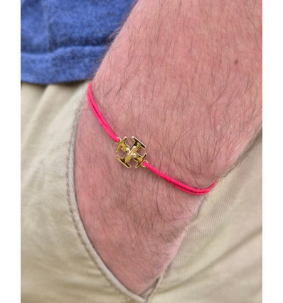 Bracelet Scout sur cordon