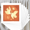 Carte Vitrail - Lot de 10