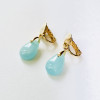 CLIPS PERLE bleu aqua