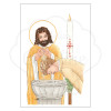 Image de baptême homme adulte blond