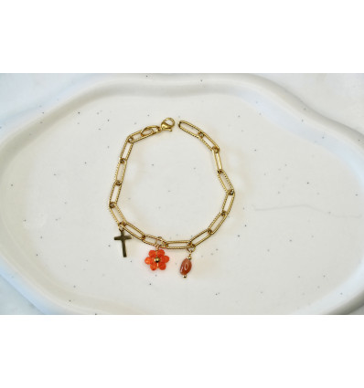 Bracelet Orchidée