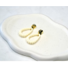 Boucles d'oreilles Alya Ivoire