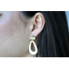 Boucles d'oreilles Alya Ivoire