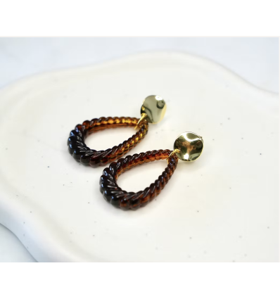 Boucles d'oreilles Alya Coca