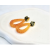 Boucles d'oreilles Alya Orange