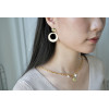 Boucles d'oreilles Briana Ivoire