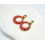 Boucles d'oreilles Briana Rouge