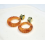 Boucles d'oreilles Briana Orange