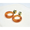 Boucles d'oreilles Briana Orange