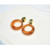 Boucles d'oreilles Briana Orange
