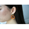 Boucles d'oreilles Briana Orange